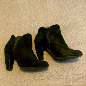 Suede Heeled Bootie